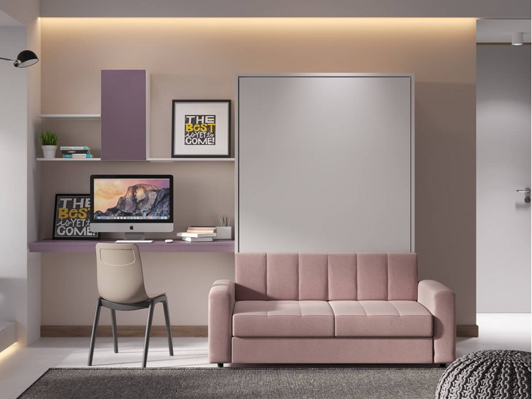 Fort Lauderdale-inspired detail shot of the Milano Queen Murphy bed.