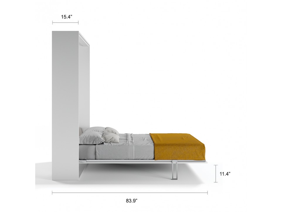 Milano Queen Wall Bed with Mattress