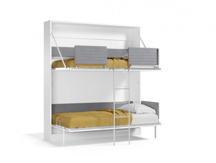 Pensiero Twin Wall Bunk Bed