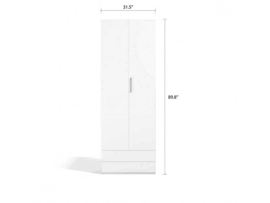 Double Wardrobe Bi-Fold Door