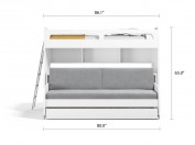 Bel Mondo Twin Over Twin/Twin XL Bunk Bed Set