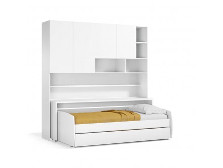 Eco Compact Twin/Twin XL Sofa Bed and Cabinets System