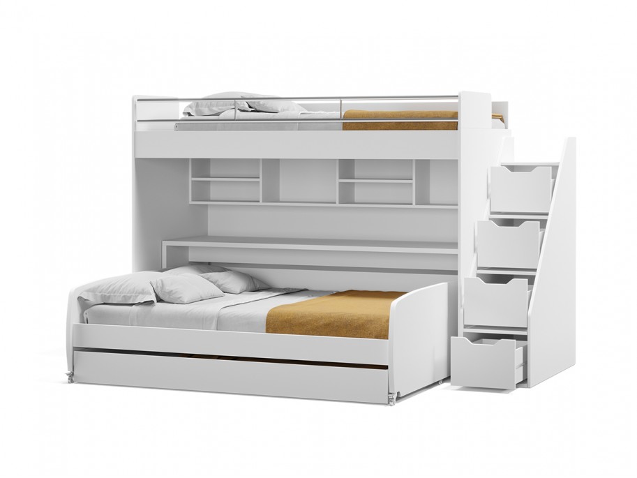 Eco Bel Mondo Twin Over Full/Full XL Bunk Bed Set