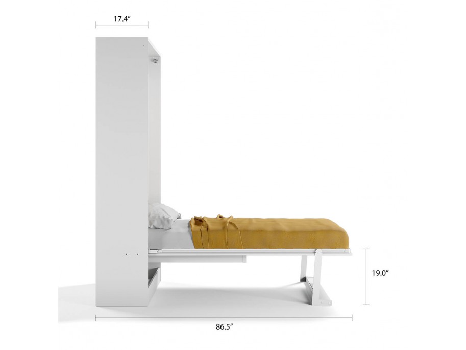 Royal Twin / Twin XL Wall Bed with Folding Table