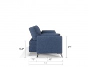 NEW Royal Vertical Queen 2 Seat Sofa and Headboard 1/2 Set