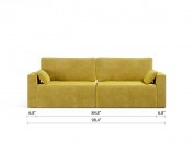 Royal Horizontal Queen 2 Seat Storage Sofa