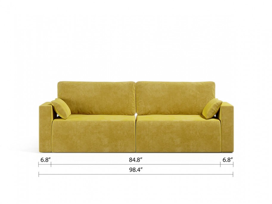 Royal Horizontal Queen 2 Seat Storage Sofa