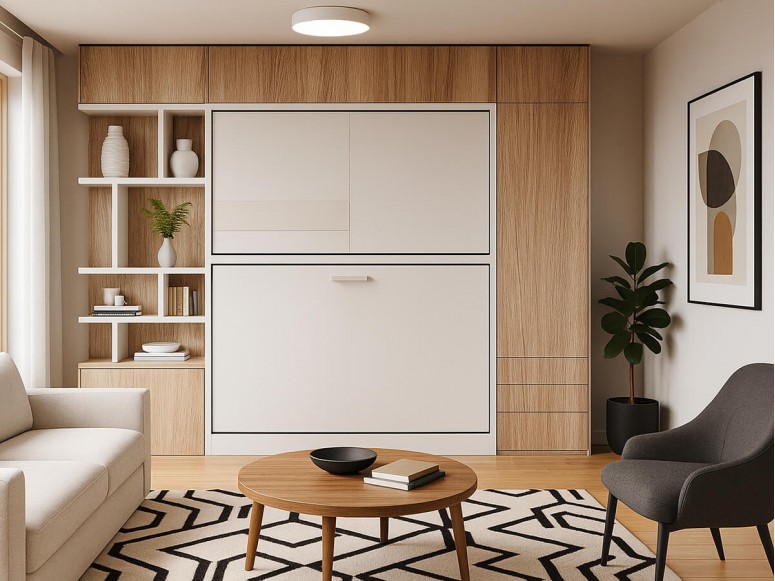 Design idea for the Parete Letto - Twin Wall Bed System inspired by West Palm Beach interiors.
