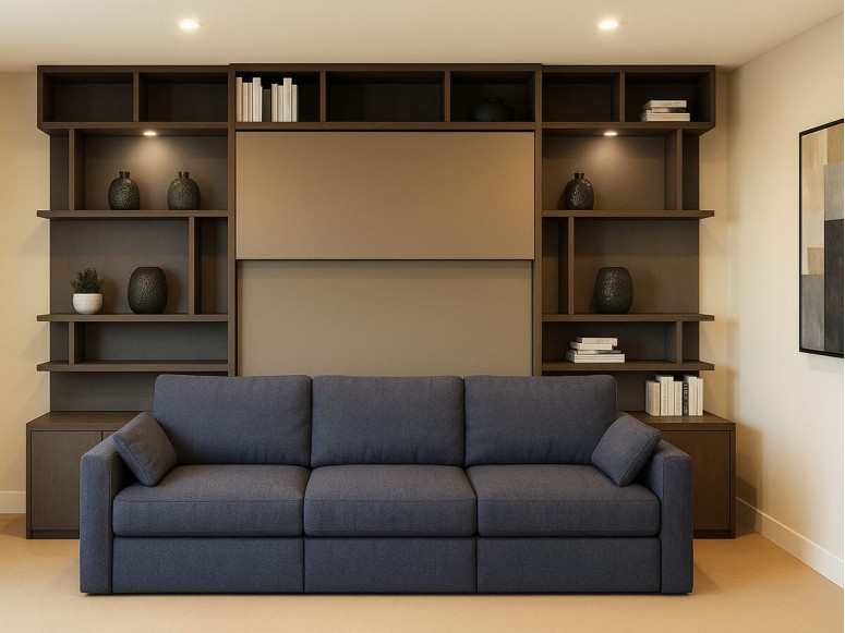 Ft. Lauderdale-styled bedroom with the Royal Queen Murphy bed.