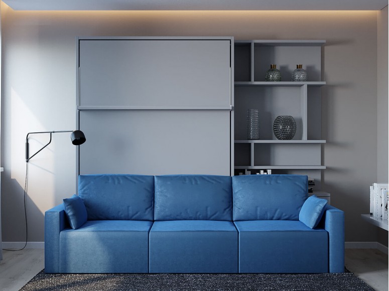 New York-styled room showcasing the Royal Queen Murphy bed.