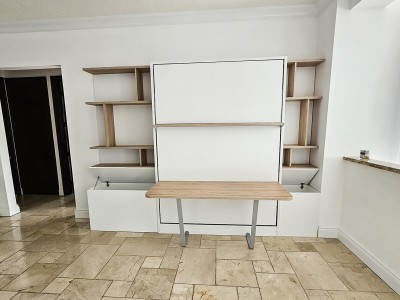 ROYAL Queen Wall Bed with Desk