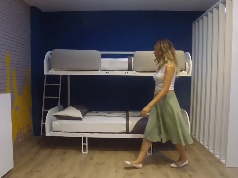 Simple Bunk Twin/Twin XL Murphy Wall Bed