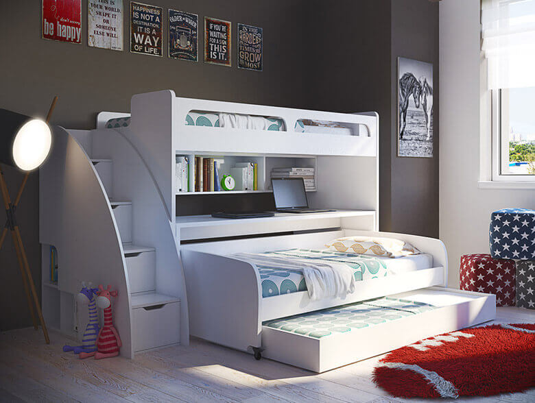 kids wall bed